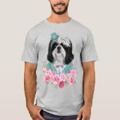 ファンシーシーズー（犬） Tシャツ (正面)