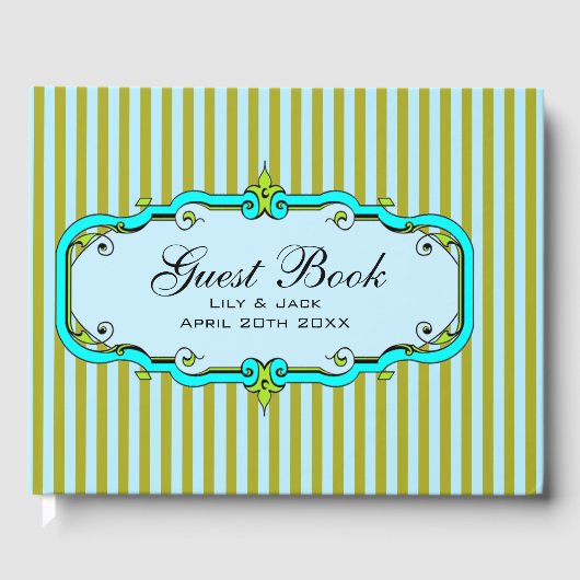 ファンシーストライプの ゲストブック (正面)