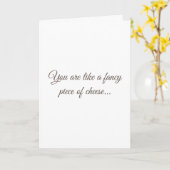 ファンシーチーズ、ハッピーバースデー カード (黄色い花)