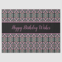 ファンシーティッシュペーパーハッピーバースデー