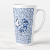 ファンシーデルフトブルーとホワイトロースターチキン カフェラテマグ (右)