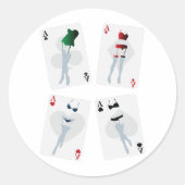 ファンシートランプ ラウンドシール (正面)