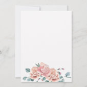 ファンシーネイルアートブライダルシャワー 招待状 (裏面)