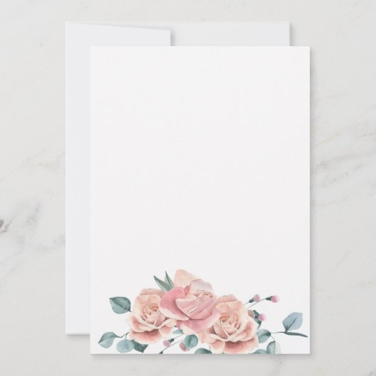 ファンシーネイルアートブライダルシャワー 招待状 (裏面)