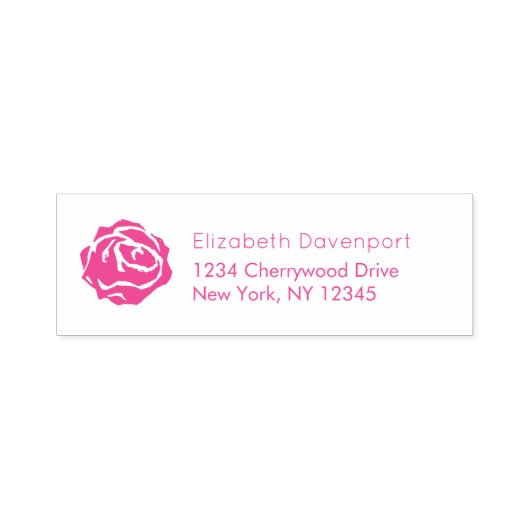 ファンシーバライラストレーション付はっきりしたフォント セルフインキングスタンプ (デザイン)