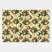 ファンシービクトリアンオーナメント ラッピングペーパーシート (正面)