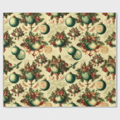 ファンシービクトリアンオーナメント ラッピングペーパー (フラット)