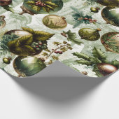 ファンシービクトリアンオーナメント ラッピングペーパー (角)