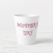 ファンシーフォントMDラテマグカップ カフェラテマグ (正面)