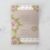 ファンシーフローラデザイン カード (内部)