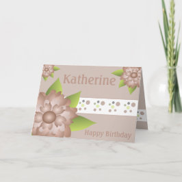 ファンシーフローラデザイン カード