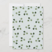 ファンシーフローラフレーム結婚式招待状_gray 招待状 (裏面)