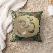 ファンシーフローラ金ゴールド クッション (ブランケット)