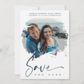 ファンシーモダンブラシストローク効果結婚写真 (正面)