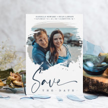 ファンシーモダンブラシストローク効果結婚写真