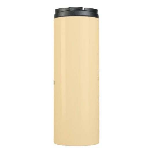 ファンシーモモの王冠パーソナライズされた鳥 タンブラー (裏面)