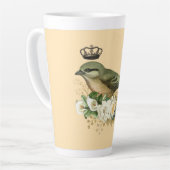 ファンシーモモの王冠 カフェラテマグ (左アングル)