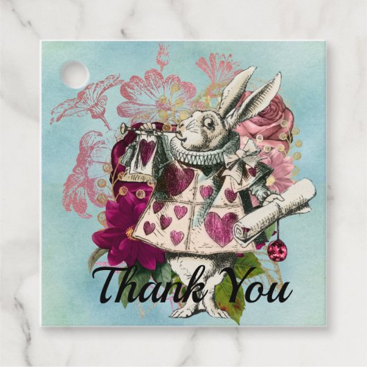 ファンシーワンダーランドホワイトウサギ フェイバータグ (正面)