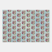 ファンシーワンダーランドホワイトウサギ ラッピングペーパーシート (正面3)