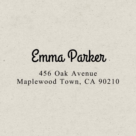 ファンシーヴィンテージスクリプト書道シンプル セルフインキングスタンプ