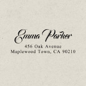 ファンシーヴィンテージスクリプト書道シンプル セルフインキングスタンプ