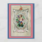 ファンシーヴィンテージバレンタイン シーズンポストカード (正面)