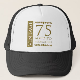 ファンシーヴィンテージ75誕生日 キャップ