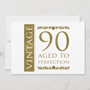ファンシーヴィンテージ90誕生日 カード