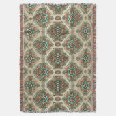 ファンシー伝統的ブランケット スローブランケット (正面縦)