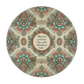 ファンシー伝統的丸 カッティングボード (正面)