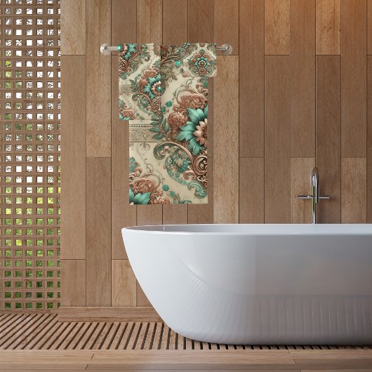 ファンシー伝統的 バスタオルセット