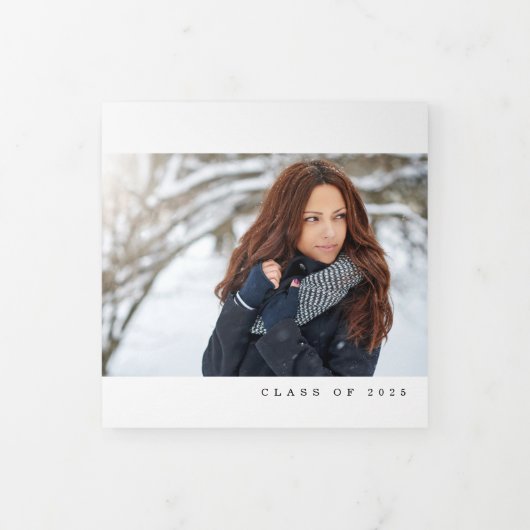 ファンシー大学院数々の写真 三つ折り案内状 (カバー)