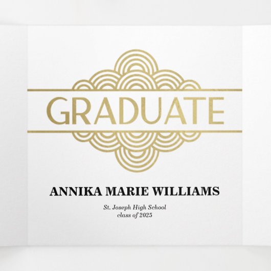 ファンシー大学院数々の写真 三つ折り案内状 (内部中)