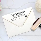 ファンシー差出人住所ゴム印 ラバースタンプ