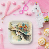 ファンシー帽子紙プレート ペーパープレート (パーティー)