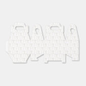 ファンシー水彩白弓パターン フェイバーボックス (折り畳みなし)