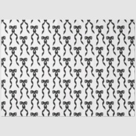 ファンシー水彩黒弓パターン 薄葉紙