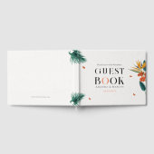 ファンシー熱帯の結婚花 ゲストブック (全面)