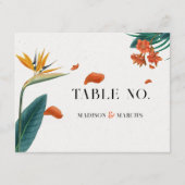 ファンシー熱帯結婚花 – サンキューカード2 エンクロージャーカード (正面)