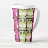 ファンシー玉模様 カフェラテマグ (右アングル)