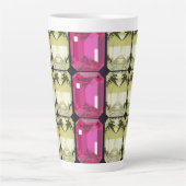 ファンシー玉模様 カフェラテマグ (正面)