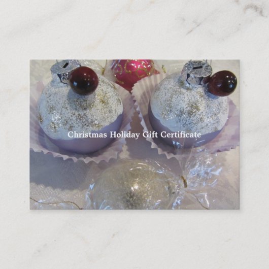 ファンシー空白の賞状 割引カード (正面)