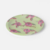 ファンシー紙プレート（水彩模様） ペーパープレート (アングル)