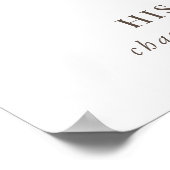 ファンシー結婚クラシック花のバー ポスター (角)