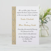 ファンシー結婚式招待状 招待状 (スタンド正面)