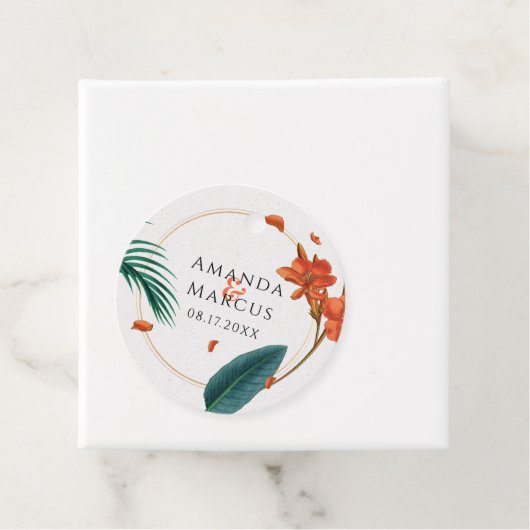 ファンシー結婚熱帯の花 フェイバータグ (インサイチュ)