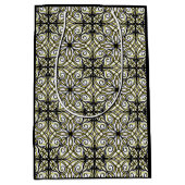 ファンシー緑 ミディアムペーパーバッグ (正面)