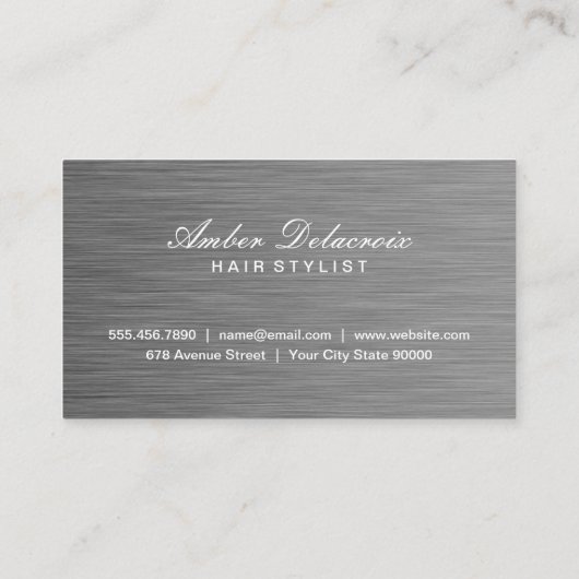 ファンシー美容師 名刺 (裏面)