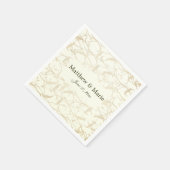 ファンシー葉結婚株 スタンダードカクテルナプキン (角)