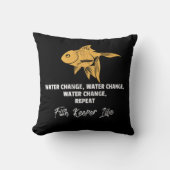 ファンシー金魚の種類が学習する熱帯地域 クッション (正面)